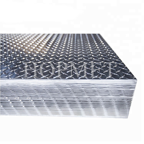 Лист алюминиевый 3х1200х3000 ИМПОРТ, рифление квинтет, марка АМГ2Н2 Р (5052 H114 QUINTET) в Хабаровске цена